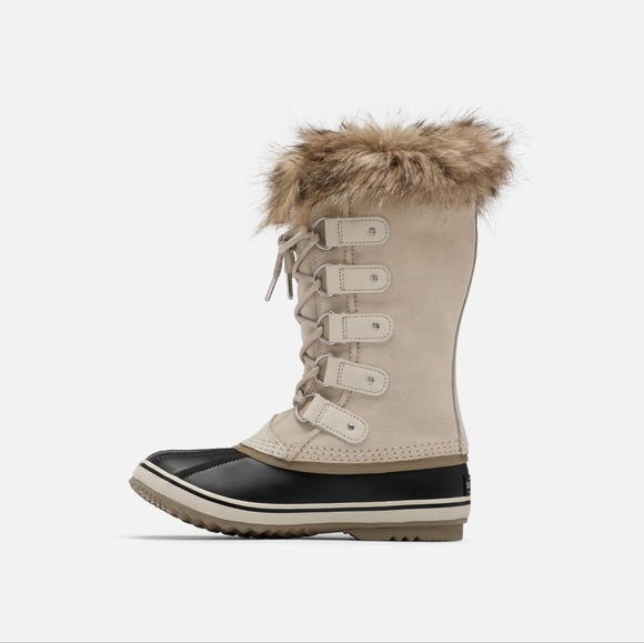 NIB Sorel Joan of Arctic Boots Fawn Omega Taupe Sz 6 - Picture 4 of 10